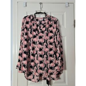 Crown & Ivy Womans Long Sleeve Blouse NWT Size Medium